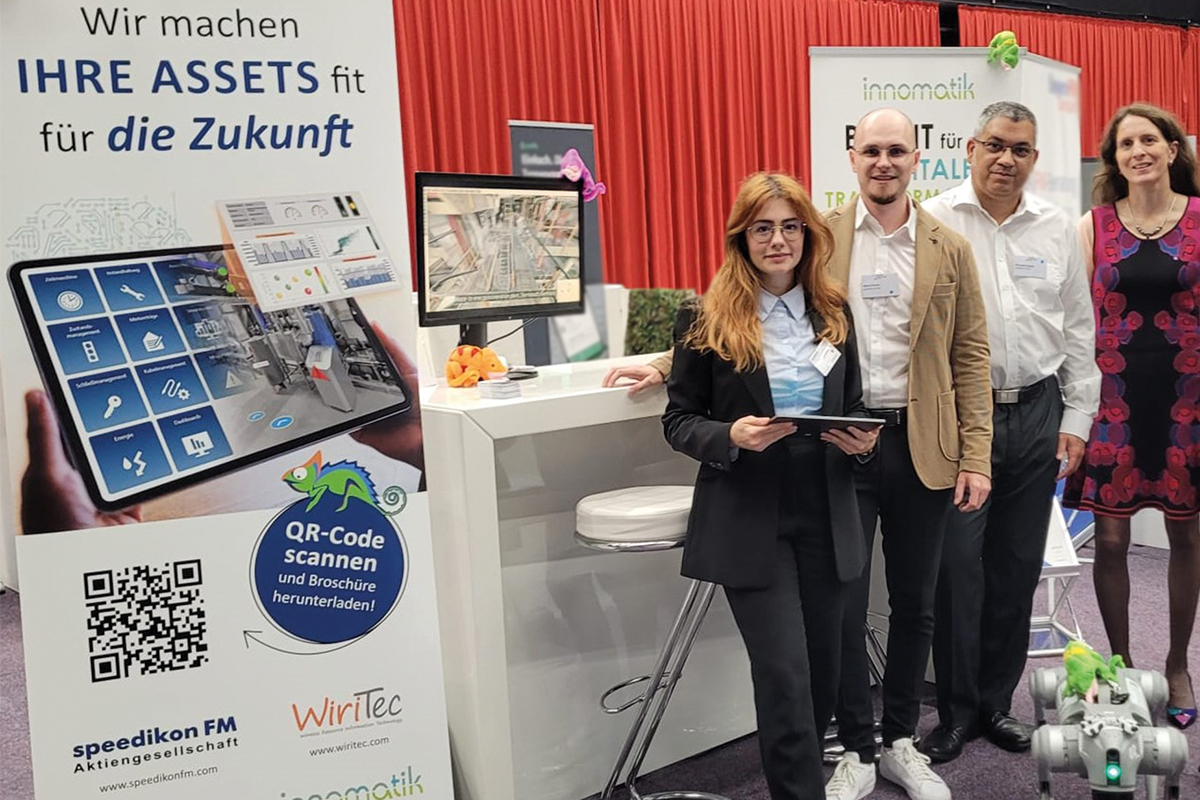 Read more about the article Mit KI und integrativer Grafik: speedikon Group auf der CAFM-Messe