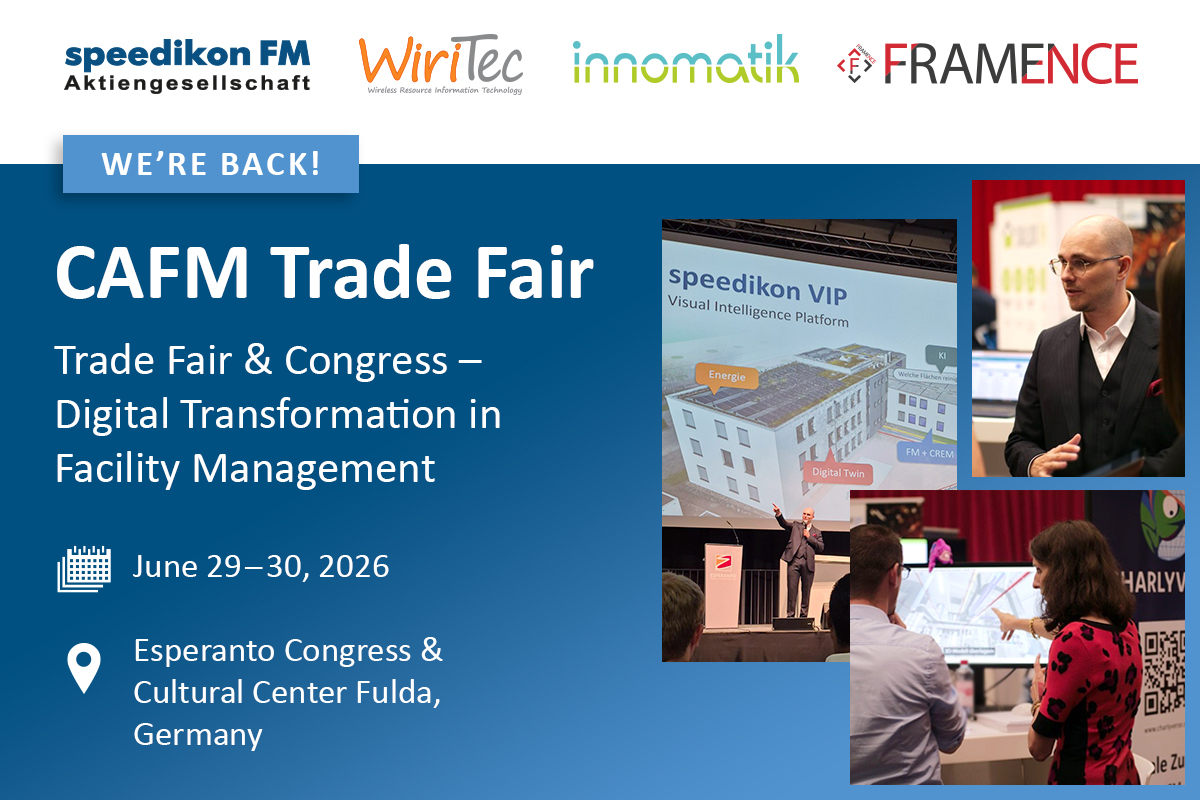 You are currently viewing SALON ET CONGRÈS CAFM 2026 : le groupe speedikon FM sera présent à Fulda